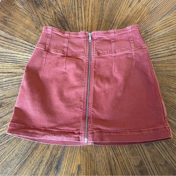 We The Free Dresses & Skirts - We The Free Terracotta Mini Skirt with Zipper